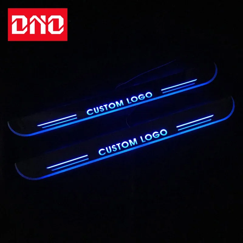 Trim Pedal Led Car Light Davanzale Battitacco Piatto Pathway Dynamic Streamer Lampada Di Benvenuto Per Toyota Aqua 2014-2020 Accessori Per Auto