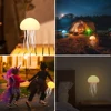 RGB Cartoon Jellyfish Night Lights Voice Control Jellyfish LED Bedside Lamp USB Gradient Colorful Kid Bedroom Ambient Night Lamp 6