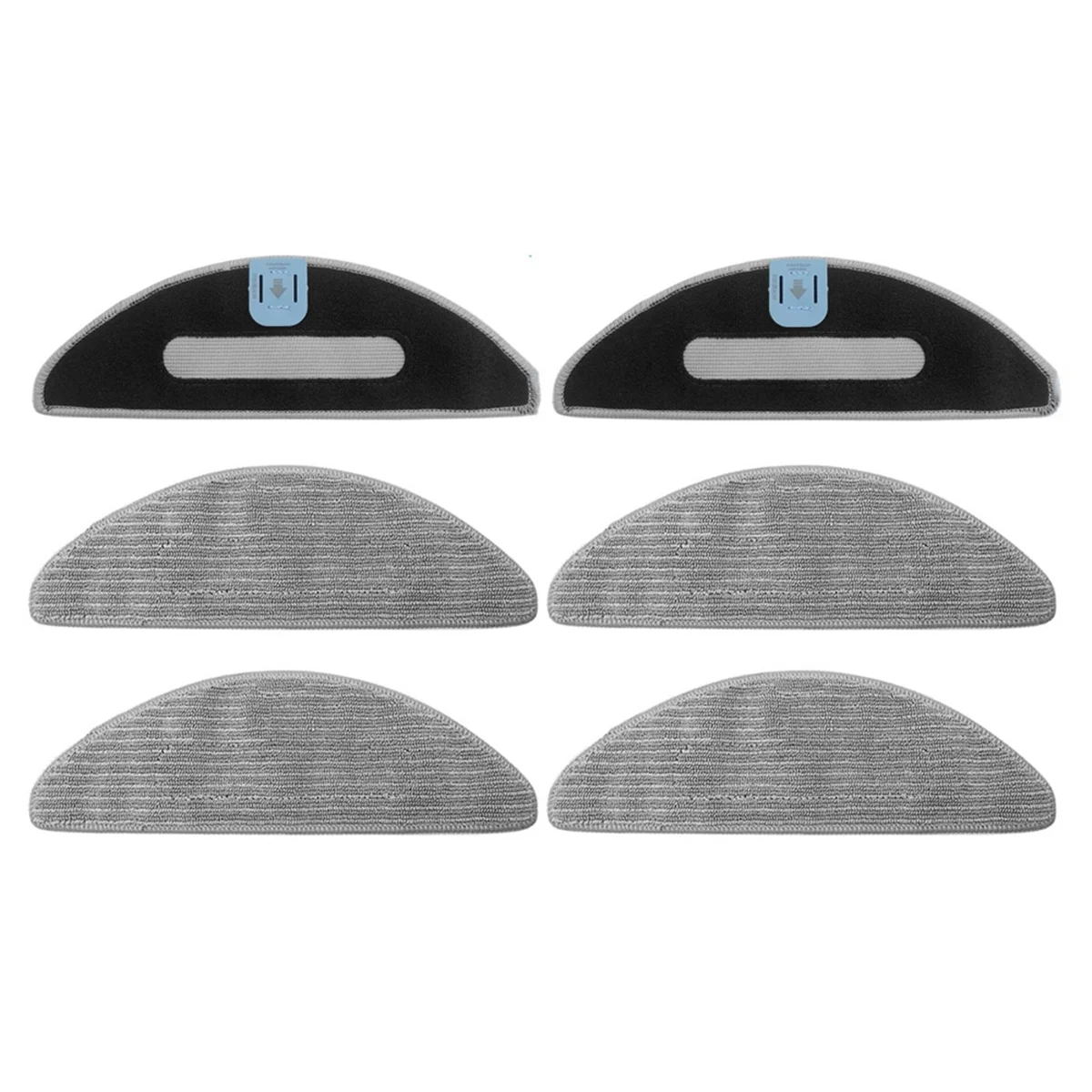 6 PCS Parts Mop Pads for iRobot Roomba Combo I5, I5+,J5, J5+ Robot Vacuum Microfiber Washable Reusable Mopping Cloth