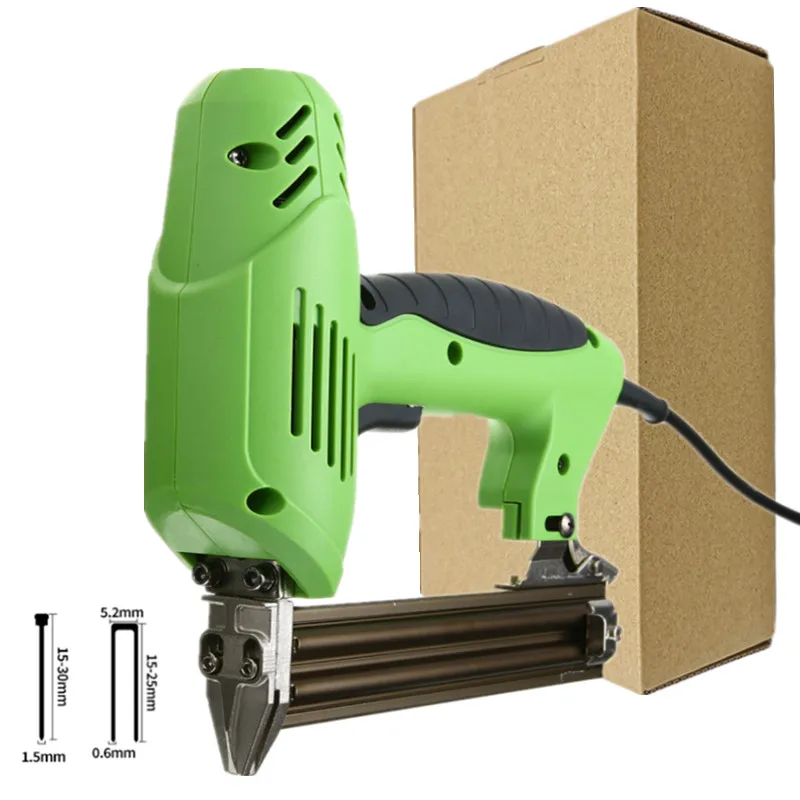 2In1ElectricNailGun1800WElectricNailerStaplerFurnitureStaple