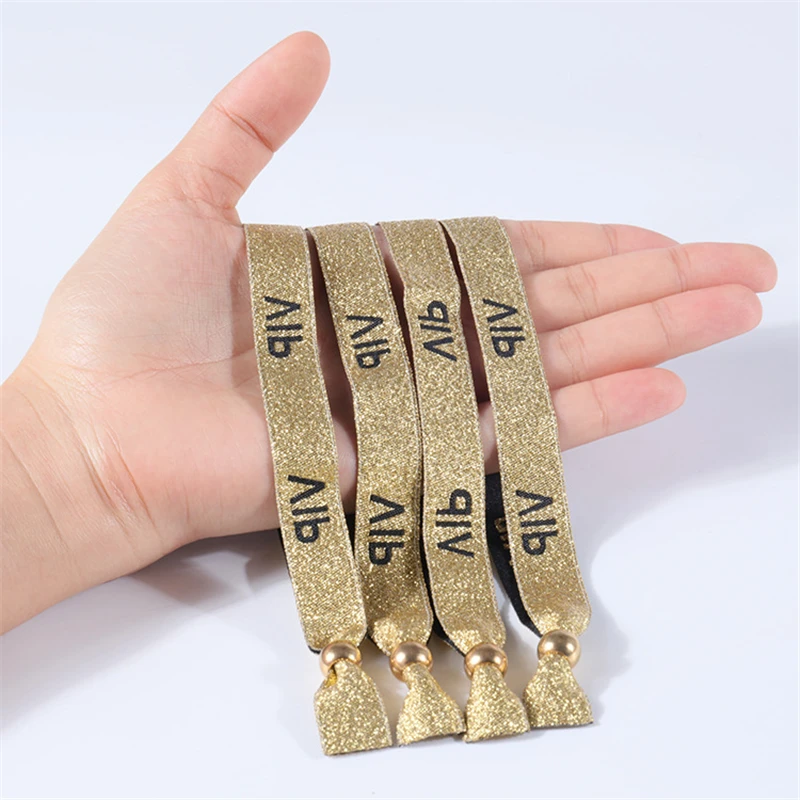 Custom Printing Wristband Team Bride Team Groom Customized Fabric