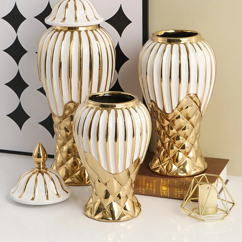 Ceramic Vase Universal Jars Handicrafts and Ornaments Soft Decoration General Jar Hotel Flower Bed Home Decor Jar Bottles 2