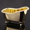 Mini Bathtub Soap Jewelry Storage Box Makeup Organizer Container Desktop Sundry Storage Case Gold Silver Sundries Storage Boxes 1