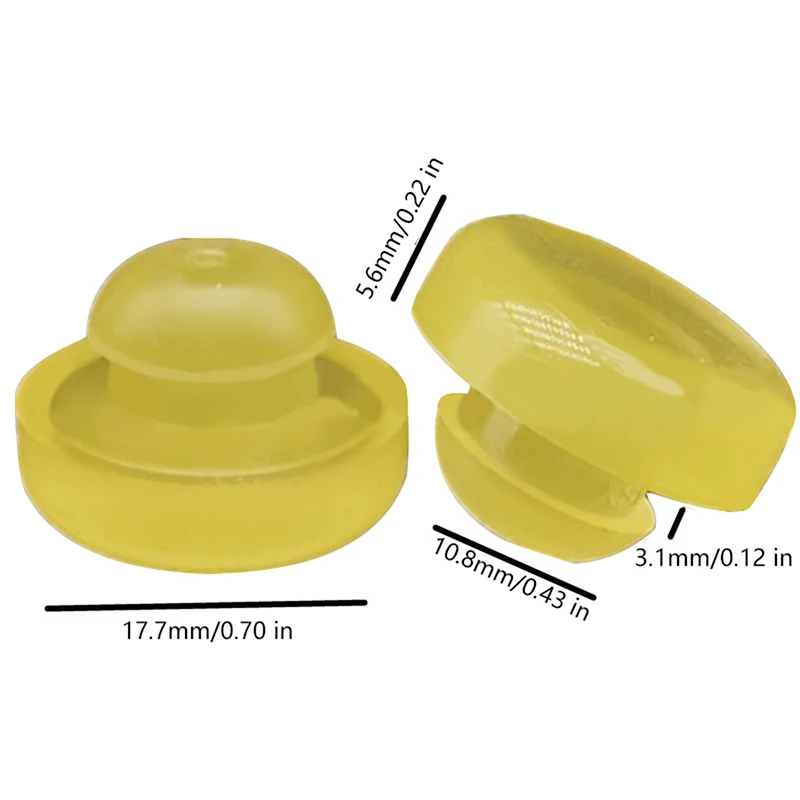 10pcs Brake Clutch Pedal Switch Rubber Stopper Pedal Stopper For Nissan Altima Frontier 6
