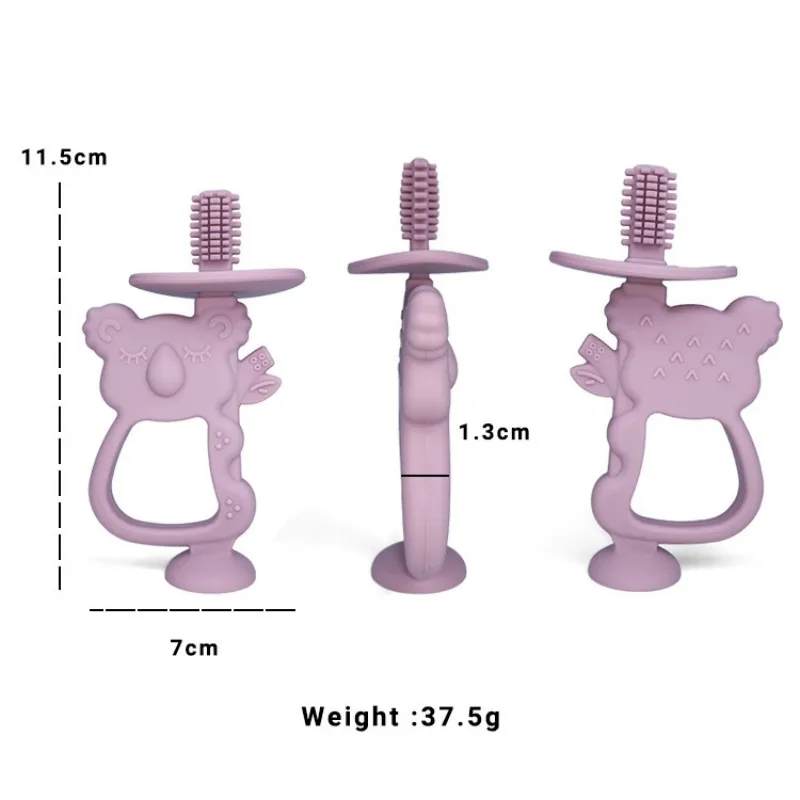 1PC Baby Soft Toothbrush BPA Free Silicone Infant Tooth Teeth Clean Brush Food Grade Silicone Babes Oral Health Care Kid Items