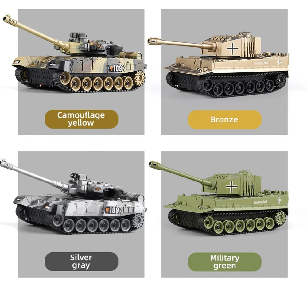 RC Tank Military War Battle United States M1 Leopard 2 Remote Control Car Tactical Model Electronic Toys for Boys Children Gift 4