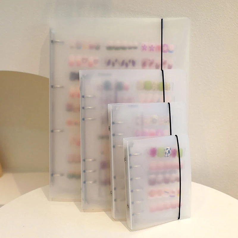 Nail Art Piece Storage Book Large Capacity Exhibition Photo Album Card Clip Display Board DIY Simple Album Storage Book