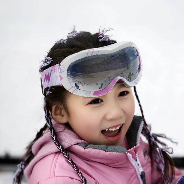 Lunettes de Ski Anti-buée pour bébé, garçon et fille, lunettes de