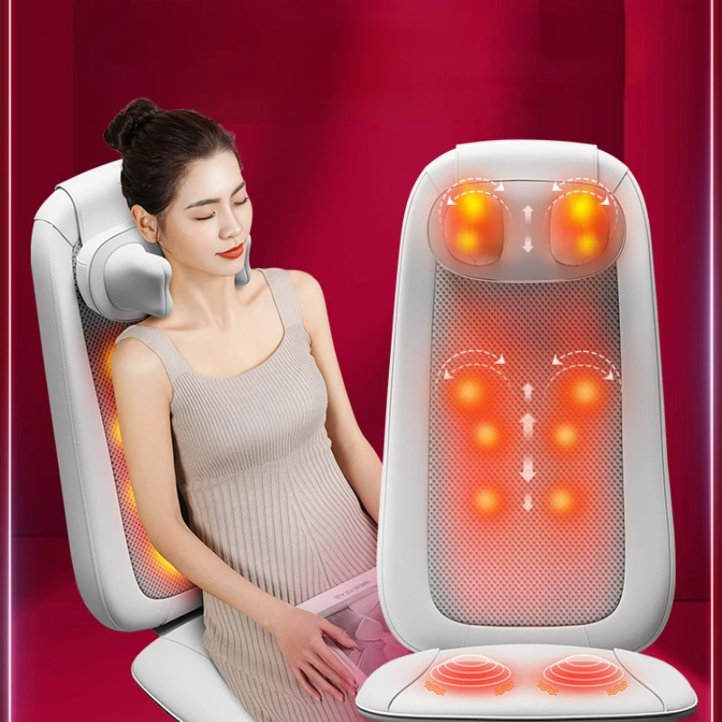 

Back Waist Cervical Spine Massager Home Multi-functional Whole Body Automatic Kneading Massage Cushions Family Massage Therapist