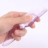 4Pcs Transparent Nail Brush Cleaning Brushes Plastic Handle Grip Multifunctional Brush Cleaner Scrubbing Pedicure For Manicure 5