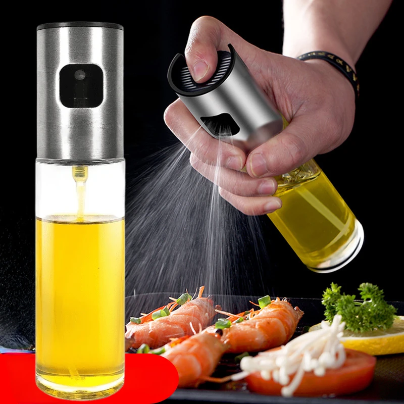 

Barbecue Glass Mixing Condiment Bottle Vinegar Soy Sauce Spray Oiler Seasoning Condiment Bottle kitchen set Oil Dispenser