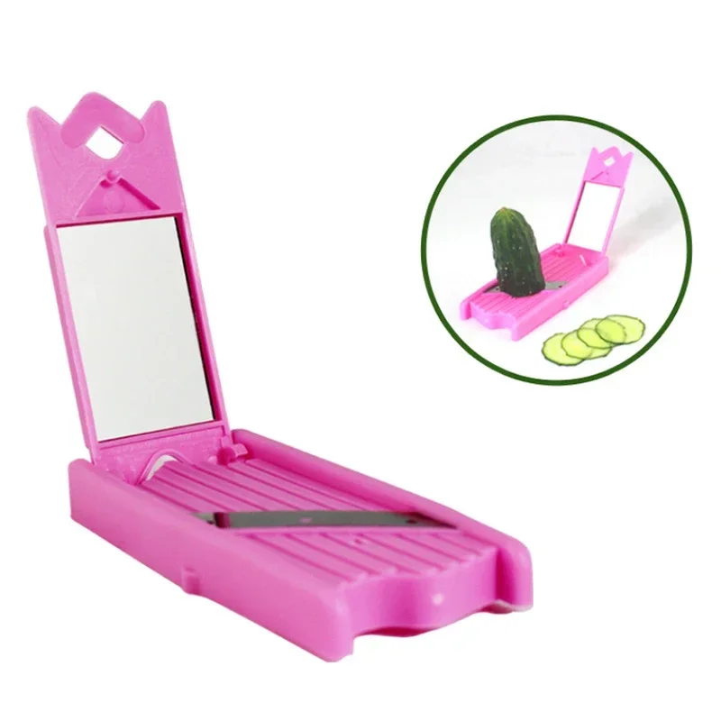 Vegetable Slicer Fruit Slicer 1pc Creative Kitchen Gadgets Fruit & Vegetable Tools Knife Manual Cutter Cucumber Slicer Crusher Peeler Home Tools