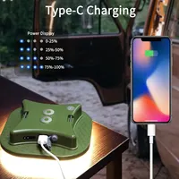 Rechargeable Camping Light Outdoor Tent Light Magnetic Suction Emergency Car Maintenance Work LED Lantern Flashlight USB Type-c 3