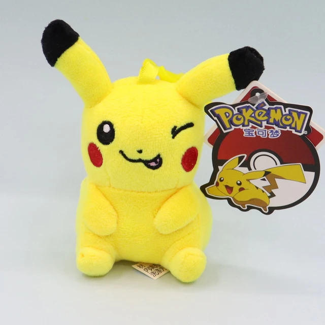 Kit 4 Pokémons Pelúcia 15cm Squirtle Bulbasaur Pikachu Mew