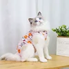 Cat Weaning Sterilization Suit Small Dog Cats Jumpsuit Anti-lick Recovery Clothing After Surgery Cute Print Pet Care Clothes 4