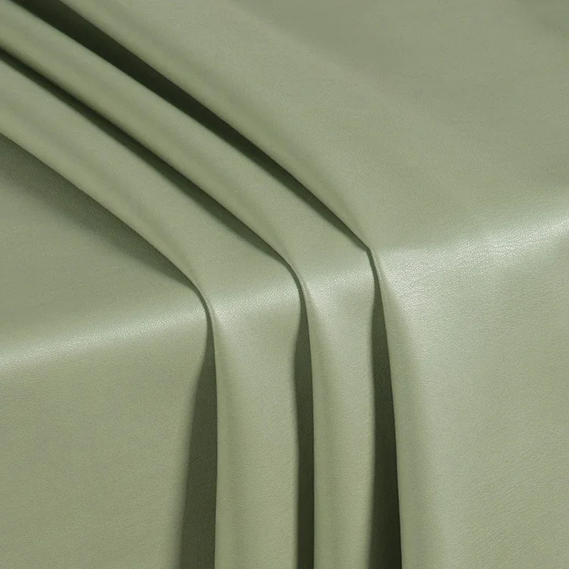 PU Soft Artificial Leather Fabric Matte Faux Leather for Sewing Motorcycle Jacket Clothes Sewing Material DIY Clothing/Bag