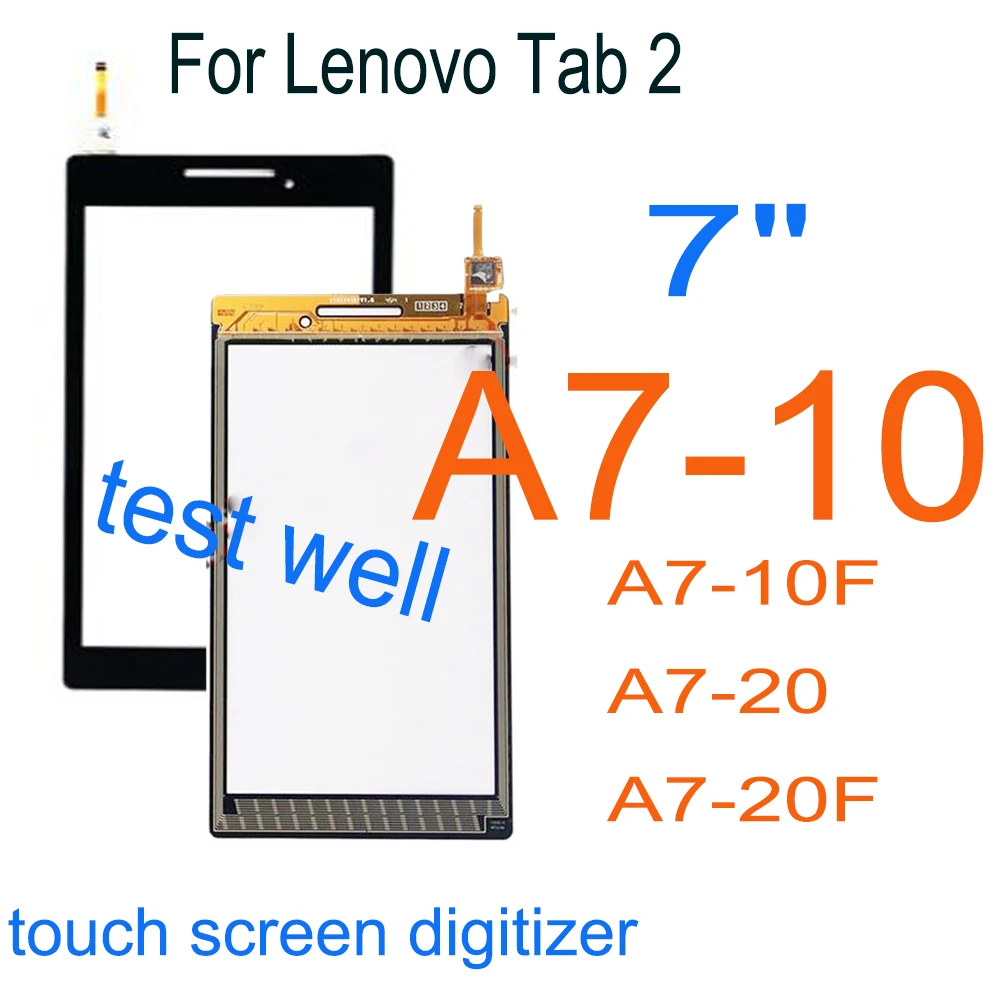Nuovo 7 "Schermo Di Tocco Per Lenovo Tab 2 A7-10 A7-10F A7-20 A7-20F Sensore Touch Screen Tablet Pc Di Ricambio Per A7-10 Digitizer