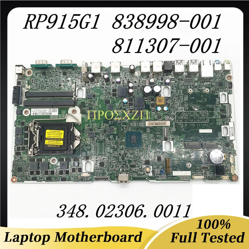 838998-001 838998-601 811307-001 High Quality For HP RP915G1 Laptop Motherboard With 14080-1 348.02306.0011 100% Full Tested OK