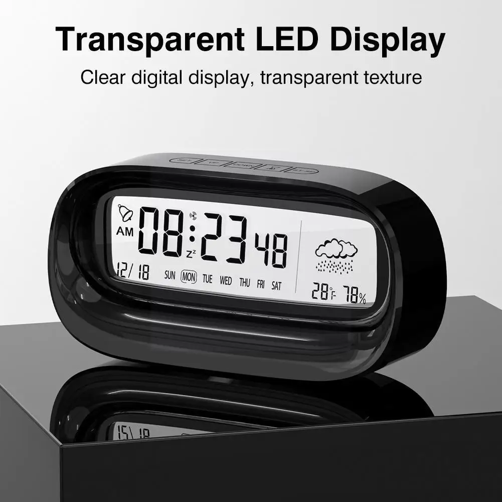 Многофункциональный электронный будильник светодиодный цифровой настольные