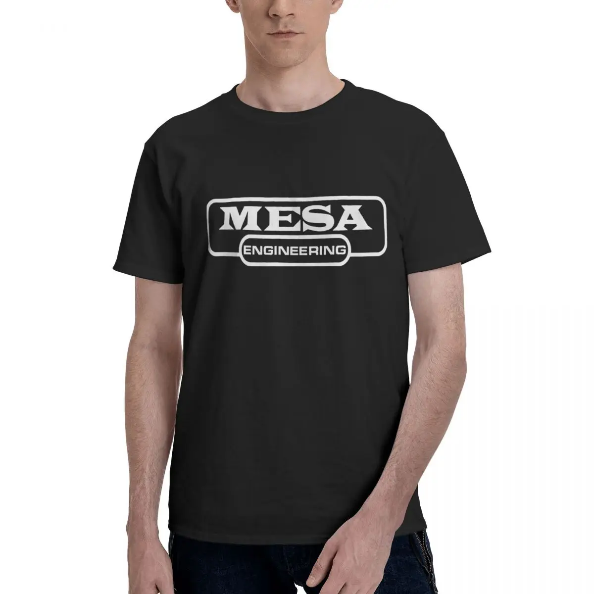 Mesa Boogie Engineering For T-Shirt Uomo Nero Vintage Tees Maglietta Allentata Moda Uomo Uomo Donna Maglietta Casual