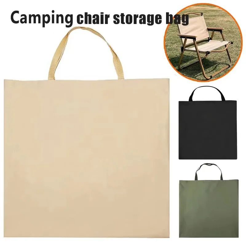 Sac de transport pour chaise pliante camping - 3 couleurs et 2 tailles disponibles (noir kaki vert)
