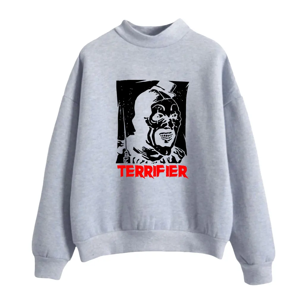 

TERRIFIER Turtlenecks Sweatshirts Casual Kpop Harajuku Printing Pullovers Personalised Movie Hoodies College style Streetwear