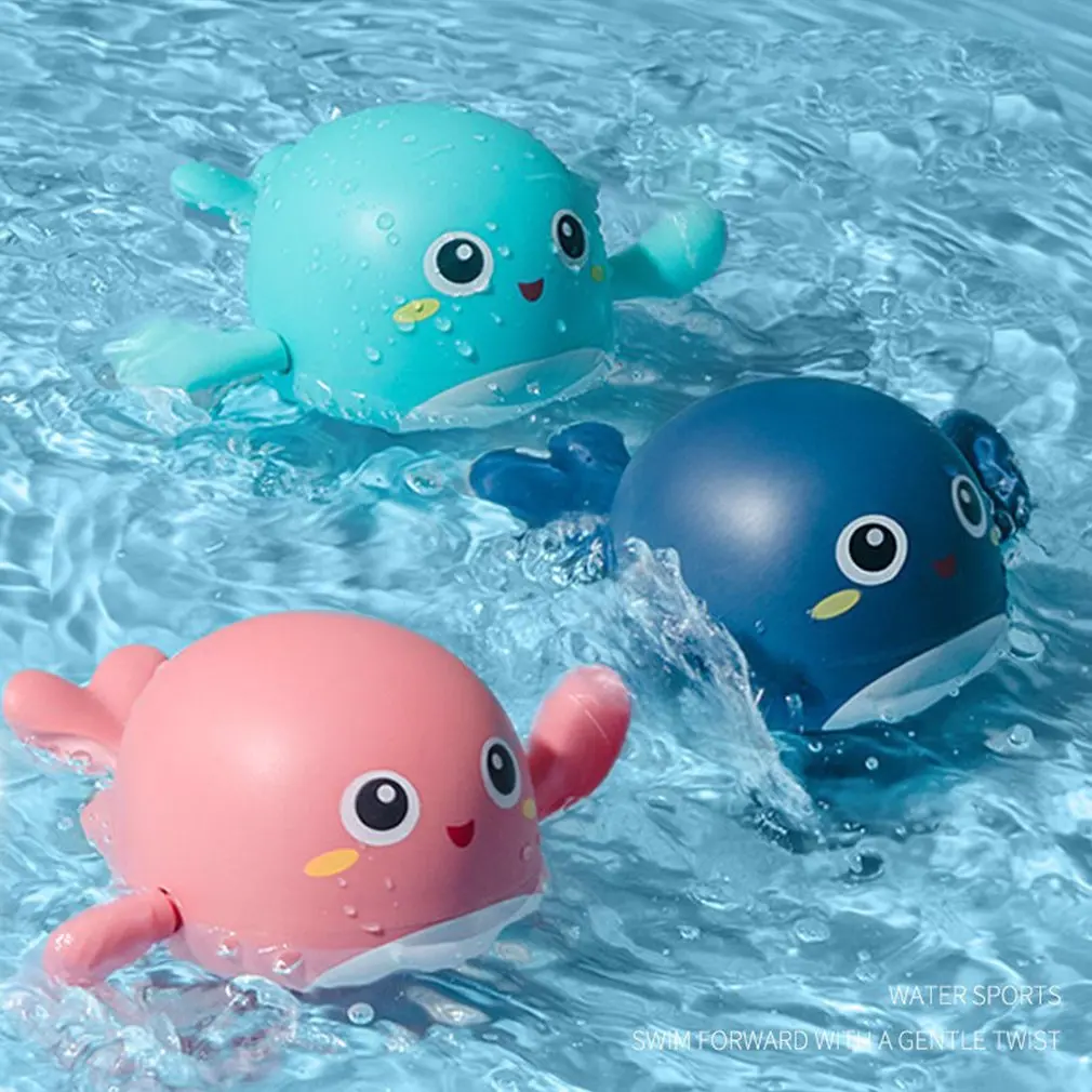 

Baby Bathing Toy Children's Dolphin Whale Water Spray Sprinkler Bathroom Sprinkling Shower Toy Kids Swimming Water Clockwork Toy