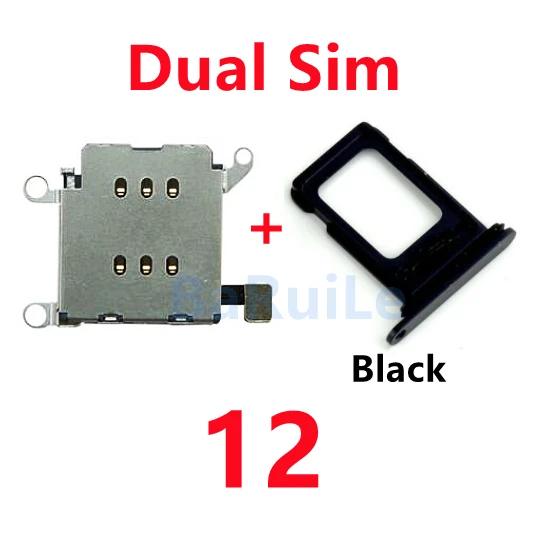Dual Sim Card Reader Flex Cable with Nano Connector Holder Adapter