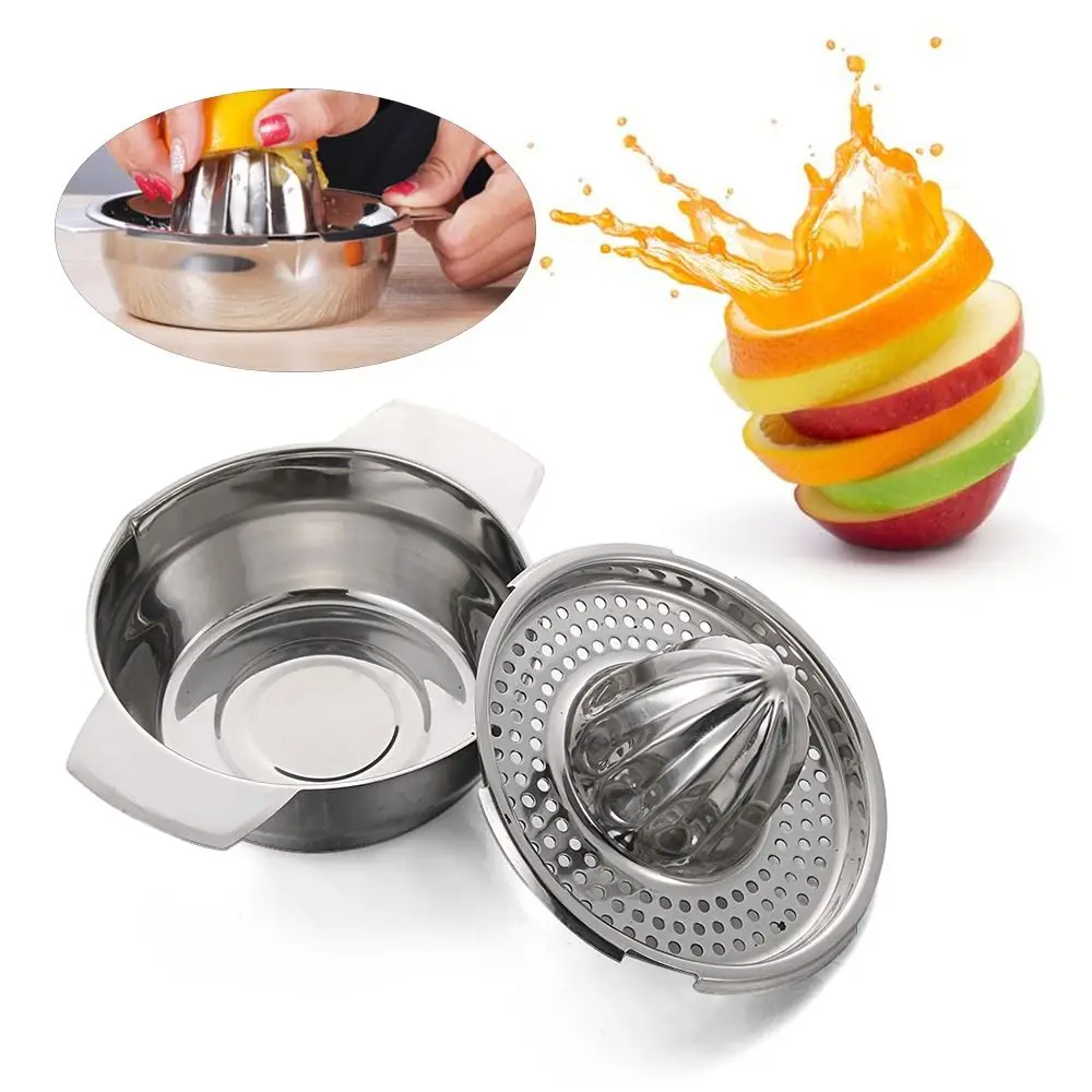 Stainless Steel Kitchen Gadget Lemon Orange Hand Press Squeezer Kitchen Tool Manual Fruit Juicer Fruit Juicer fruit juicer lemon squeezer juice squeezer