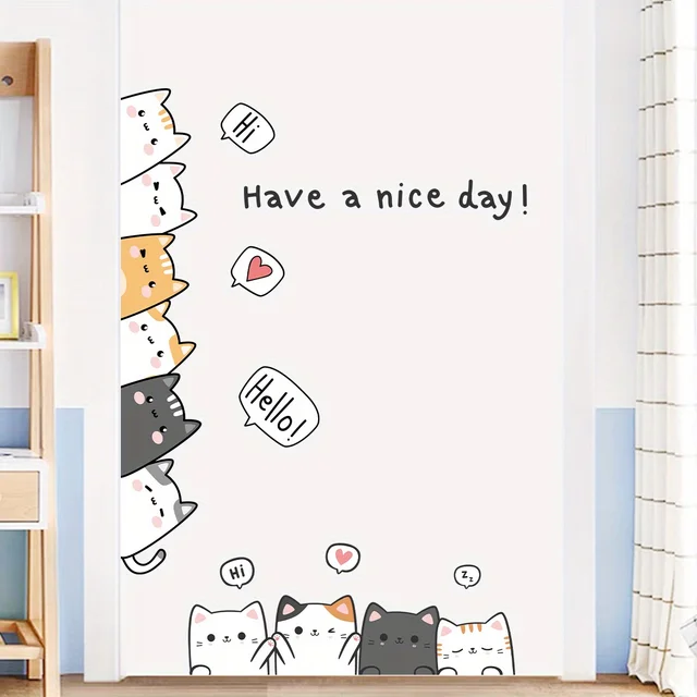 Cute Cats Wall Stickers 3