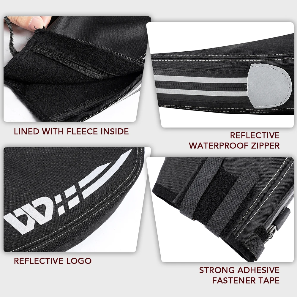 Bicycle Handlebar Warm Gloves Windproof Motorcycle Mittens Cold Weather Hand Warmers for MTB Commuter Water Resistant Bar Gloves 5