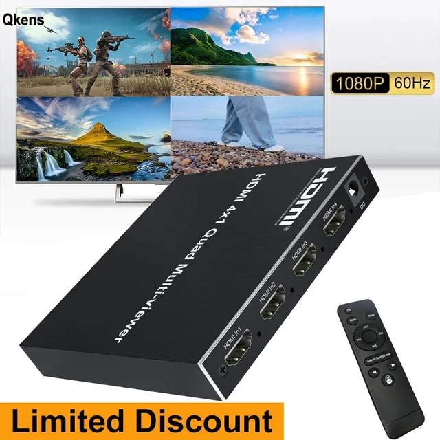 Hdmi 4x1 Quad Multi Viewer Seamless Switcher  Hdmi 4x1switcher Multi  Viewer - 4k - Aliexpress