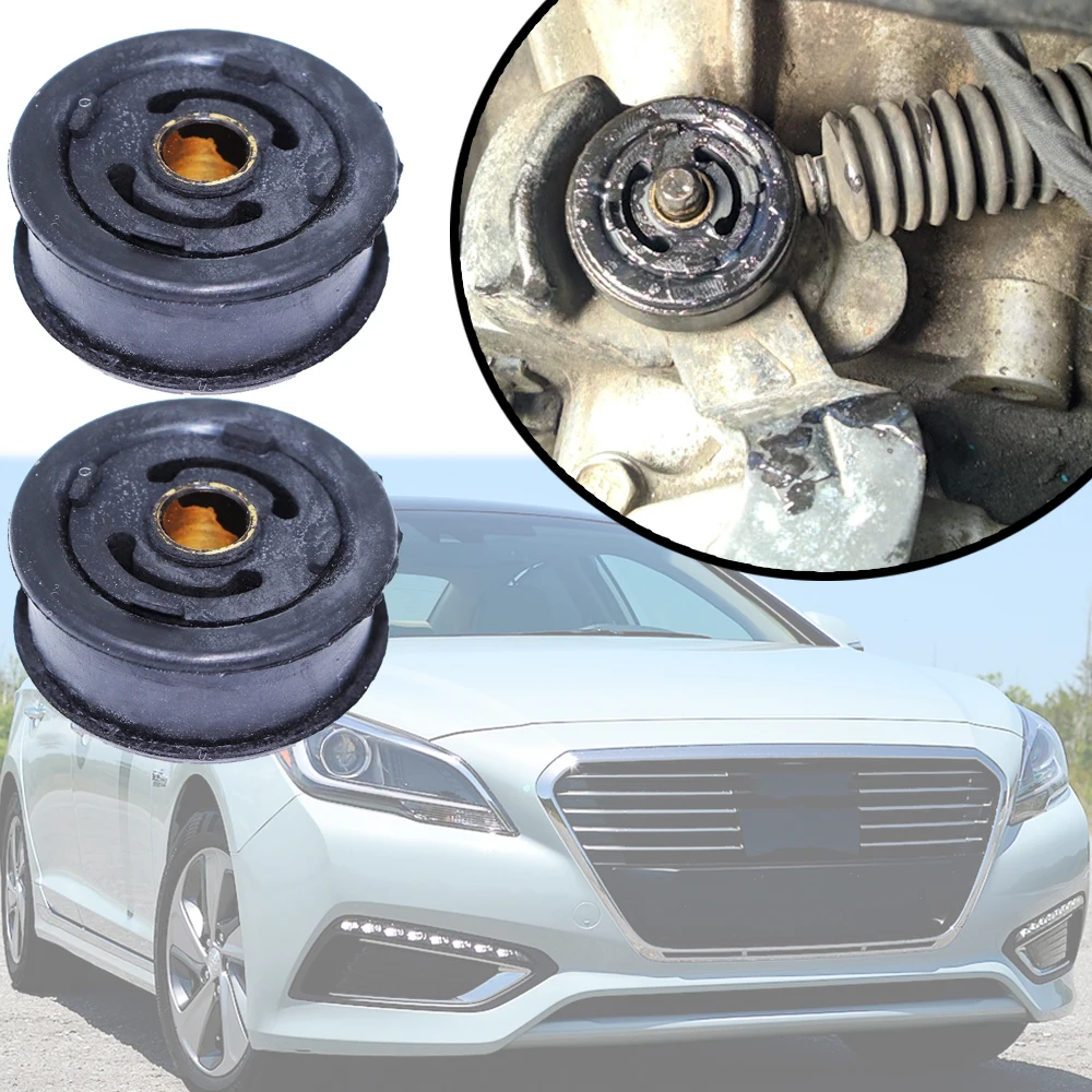 

2X Big Gear Shift Lever Linkage Shifter Bushing Repair Kit For Chevrolet AveoT200 Toyota Corolla Hyundai Cerato Rubber 2460A108
