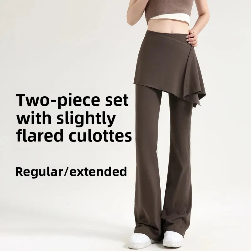 Yoga Pilates Fold Hem Fitted Fitness Skorts main image 1