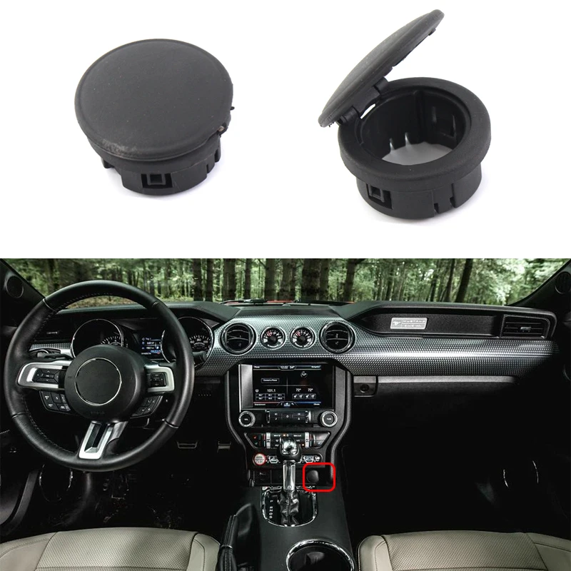 

Car Cigarette Lighter Plug Cover Sturdy Power Outlet Socket Dust Cover For Ford Mustang 2015-2017 FR3Z19A487AB New Accessories