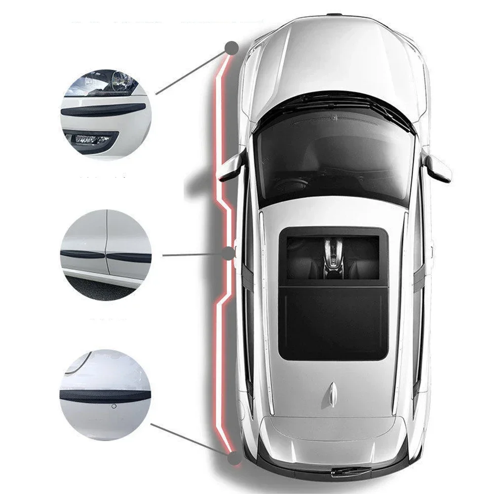 Anti Collision Car Bumper Guard Strip Door Edge Guards Trim Molding Protection Scratch Protector Crash Bar
