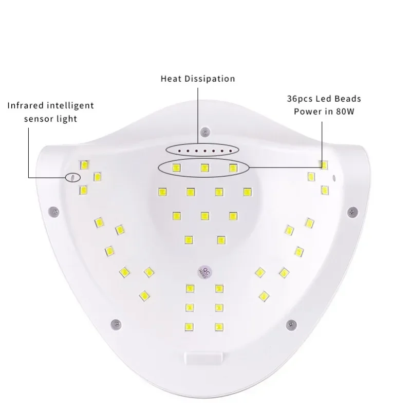 Sun X5 Plus UV LED Lamp For Nail Manicure 36 LEDS Professional Gel Polish Drying Lamps With Timer Auto Sensor Equipment Tools