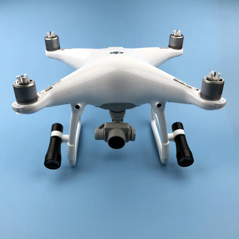 2 Pz/Set Light Flashlight Night Flying Searchlight Fill Light Per Dji Phantom 4 / 4Pro Advanced Drone Accessories