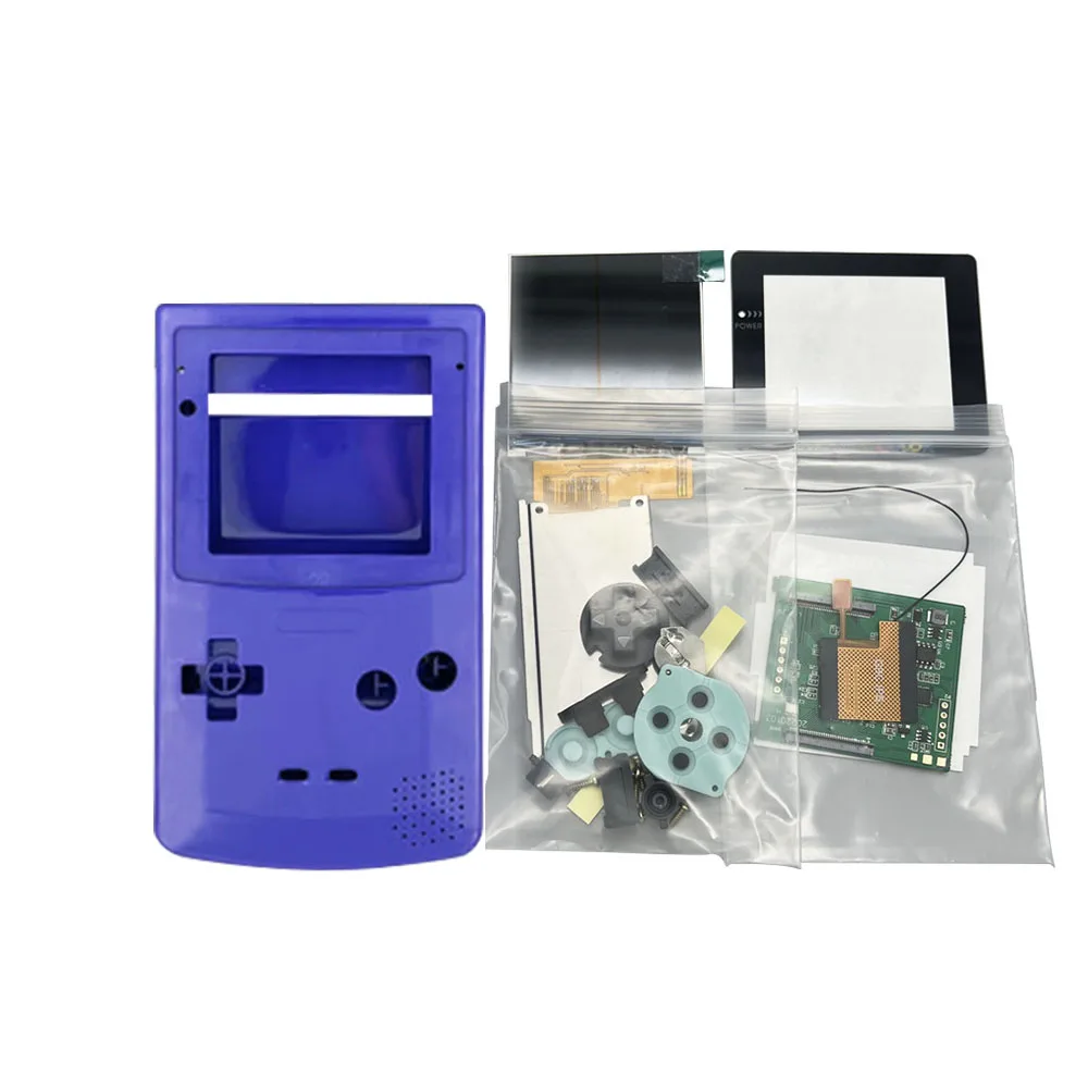 ゲームボーイカラーgbc用シェルセット付き2.6インチips液晶画面