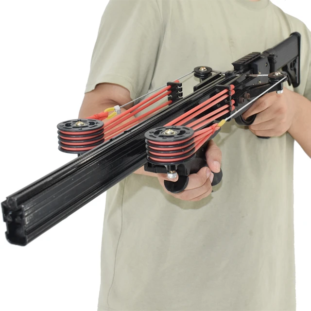 Powerful Semi-Automatic Slingshot Rifle For Hunting Fishing Bow