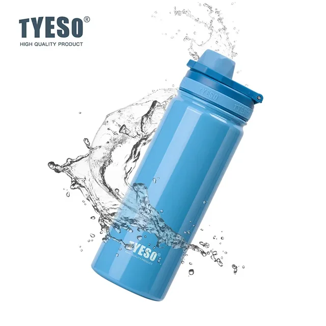 Tyeso Stainless Steel Thermal Water Bottle Portable Tumbler Sport Vacuum Flask Keeps Cold and Heat Thermal Mug Car Insulated Cup 4