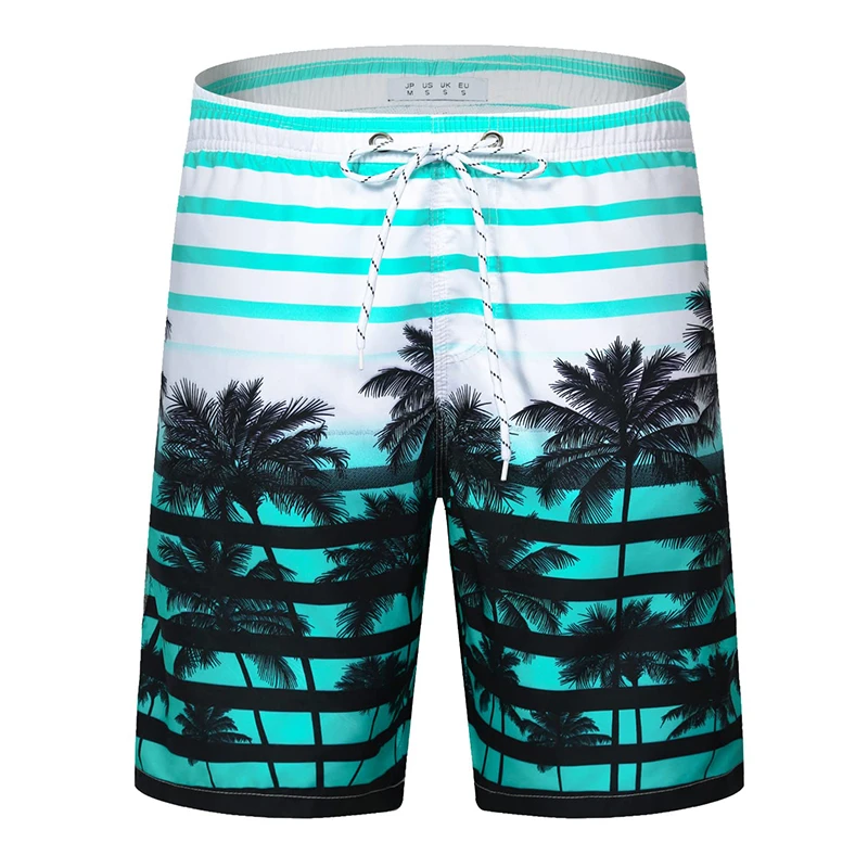 

Full Print Hawaii Beach Shorts For Men Summer Board Shorts Beachwear Casual Holiday Seaside Swim Trunks Surf Swimsuit Homme