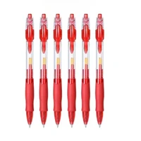 5/10pcs Retractable Gel Pen Set Black/Red/Blue Ink Ballpoint Pen Writing Refill Office Supplies School Supplies Stationery pen 5
