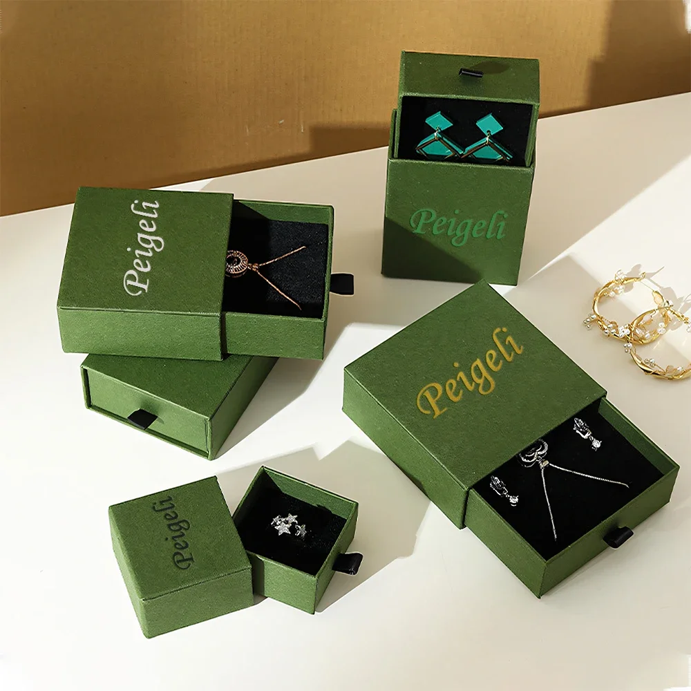 500PCS Custom Jewelry Packaging Bags and Boxes, Fashion Gift Paper Bags with Logo for N... - SKU LCJB0834 - UGI Packaging