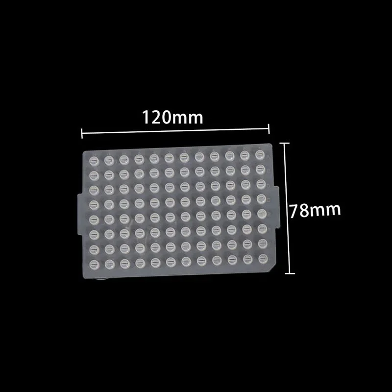 PCR Plate Silicone Seal Silicone Cover Suitable For 96-well PCR Plate Cover Only Non-sterile 5/PK