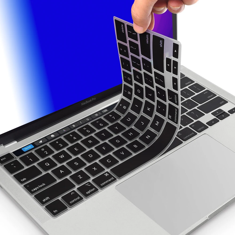 Juste de clavier mince pour barre tactile, compatible avec MacPlePro 13, A2289, A2338, A2251, MacPlePro 16, A2141