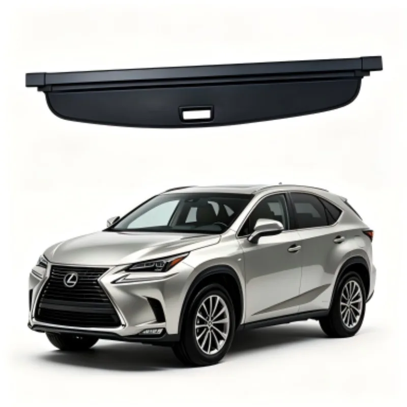 Lexus NX200/NX260 2015-2022용 카고 커버 트렁크 프라이버시 쉐이드 리어 보안 파티션 도난 방지 쉴드 정리함