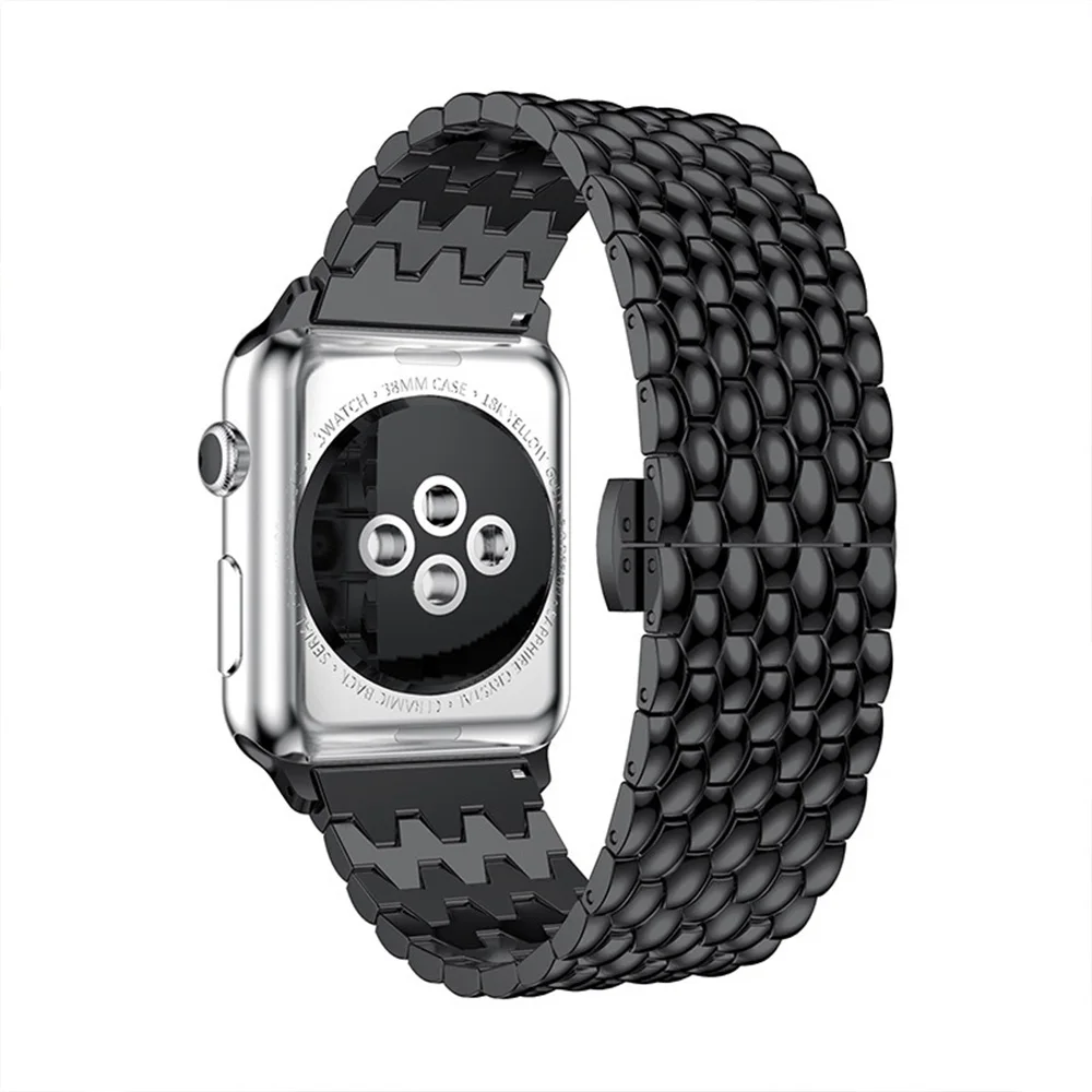 Premium Stainless Steel Watch Band - Elegant Metal Strap