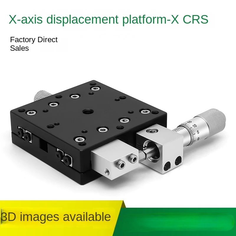 

X-Axis Manual Sliding Table E-EIC01 Precision Cross Roller Guide Optical Experiment Displacement Table Xcrs40/60/80