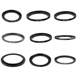 Enhanced Metal Step Up Rings Lens Adapter Filter Set - 40.5 - 62mm